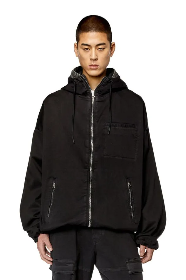 Men DHennes Jogg Black Diesel Outerwear And Jackets Men DHennes Jogg Black Diesel Outerwear And Jackets