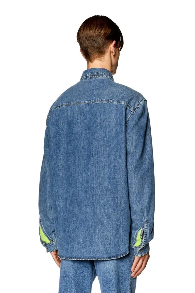 Men DSimplyRsS Medium Blue Diesel Shirts Men DSimplyRsS Medium Blue Diesel Shirts