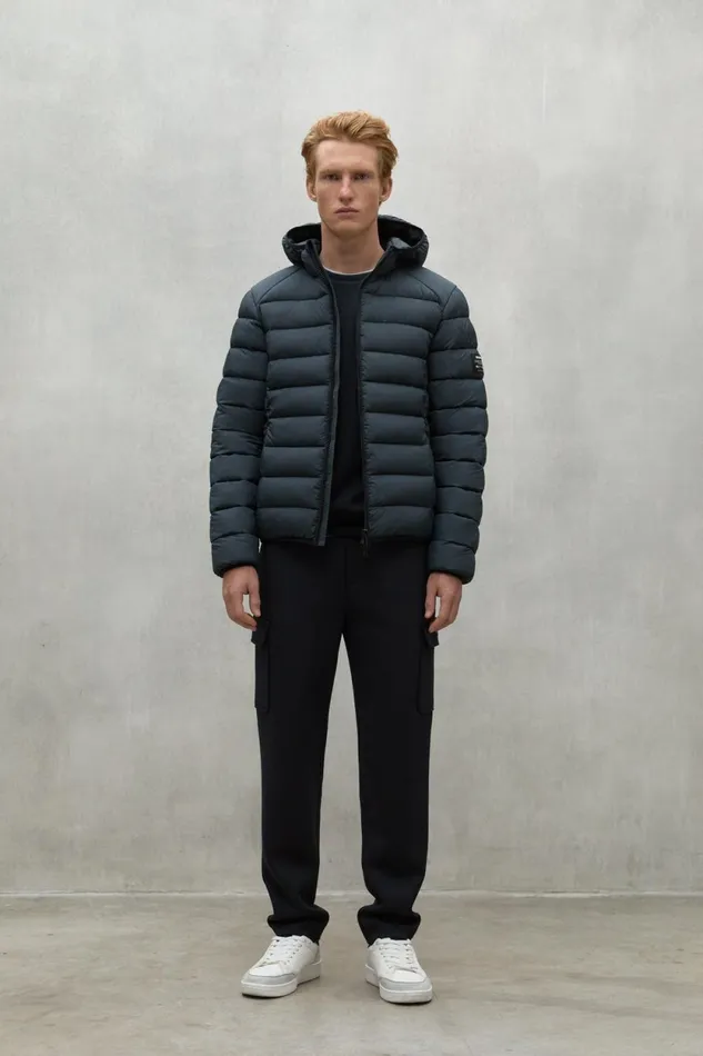 Men Dark Grey Asp Jacket Ecoalf Coats And Jackets
