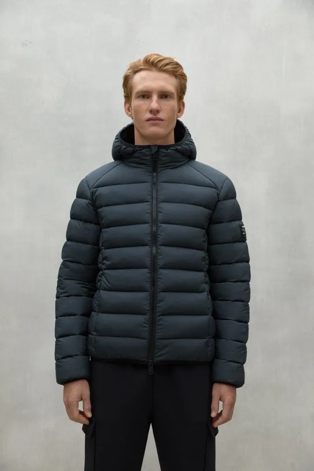 Men Dark Grey Asp Jacket Ecoalf Coats And Jackets