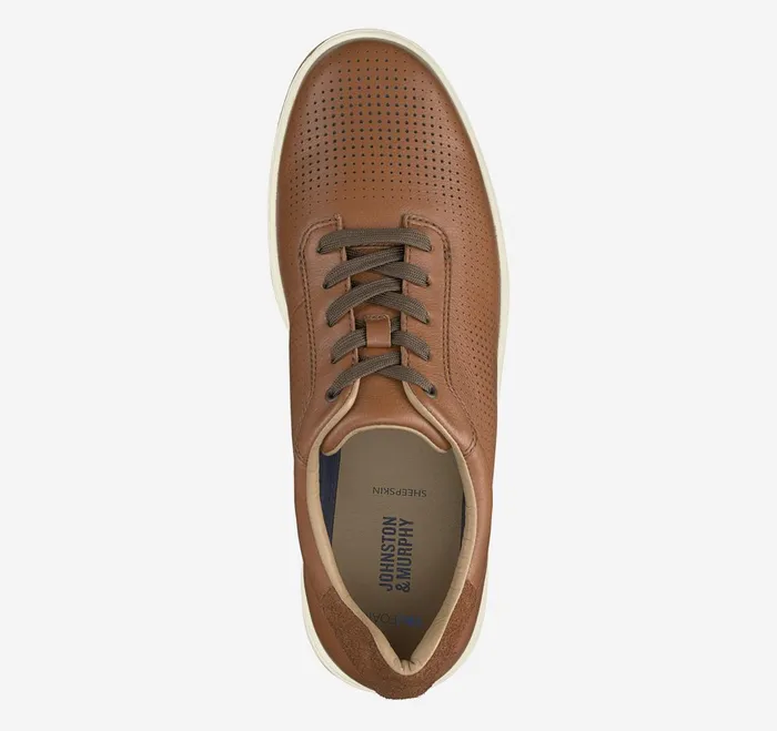 Men Daxton UThroat Tan Full Grain JohnstonandMurphy LaceUps Men Daxton UThroat Tan Full Grain JohnstonandMurphy LaceUps