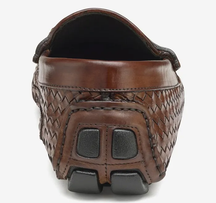 Men Dayton Woven Penny Loafer Brown Italian Calfskin JohnstonandMurphy SlipOns and Loafers Men Dayton Woven Penny Loafer Brown Italian Calfskin JohnstonandMurphy SlipOns and Loafers