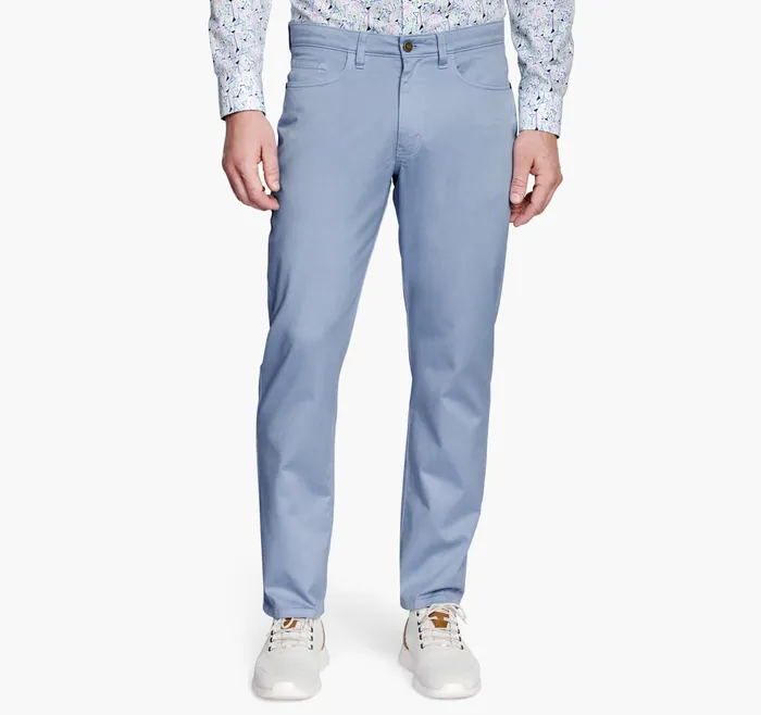 Men FivePocket Pants Blue JohnstonandMurphy Pants and Jeans