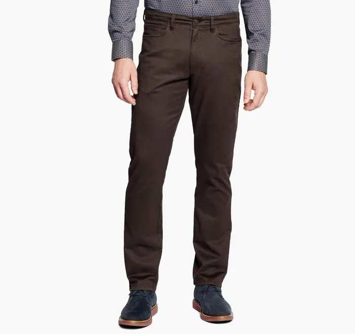 Men FivePocket Pants Brown JohnstonandMurphy Pants and Jeans