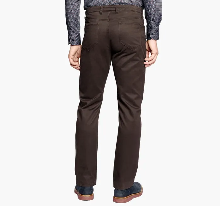 Men FivePocket Pants Brown JohnstonandMurphy Pants and Jeans Men FivePocket Pants Brown JohnstonandMurphy Pants and Jeans