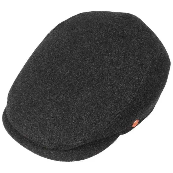 Men Flat Caps Mayser Felix Ear Warmer Flat Cap Anthracite Men Flat Caps Mayser Felix Ear Warmer Flat Cap Anthracite