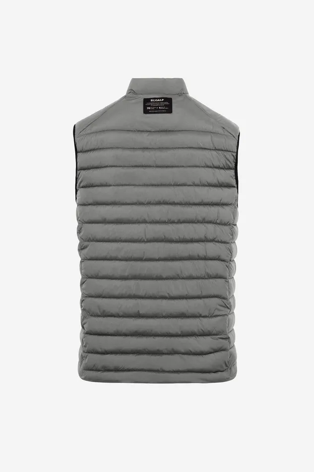 Men Grey Cardiff Vest Ecoalf Vests