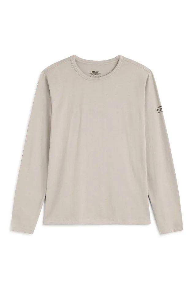 Men Grey Nabil LongSleeved TShirt Ecoalf TShirts