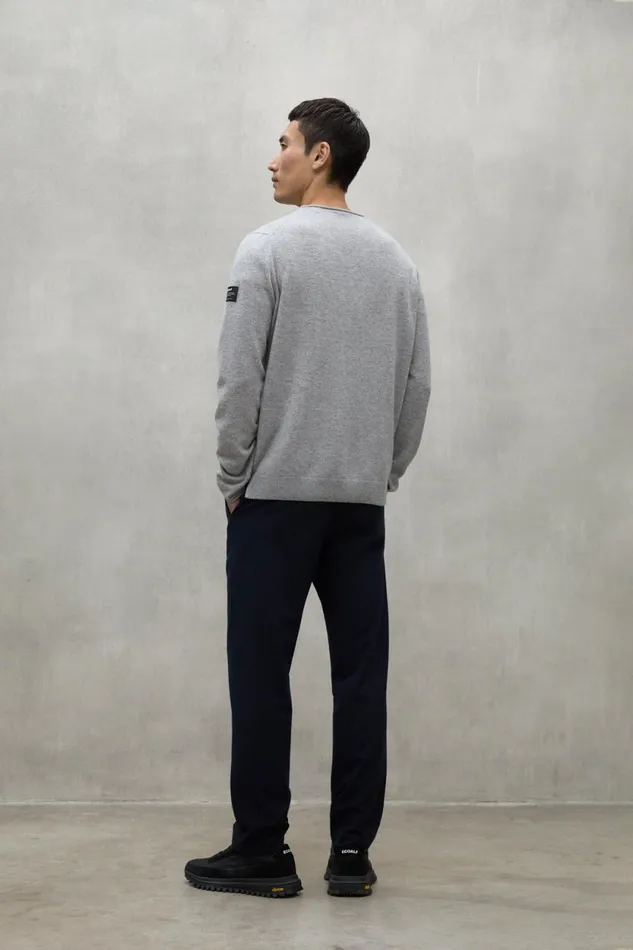 Men Grey Yulan Sweater Ecoalf Knitwear
