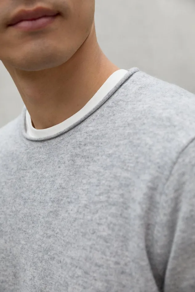 Men Grey Yulan Sweater Ecoalf Knitwear