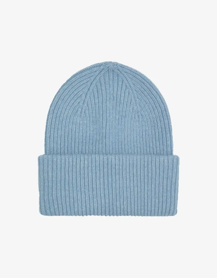 Men Hats Colorful Standard Merino Wool Hat Stone Blue