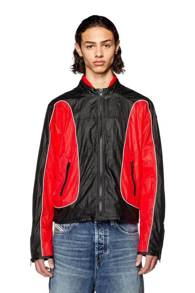 Men JBlinkidA Redblack Diesel Outerwear And Jackets Men JBlinkidA Redblack Diesel Outerwear And Jackets