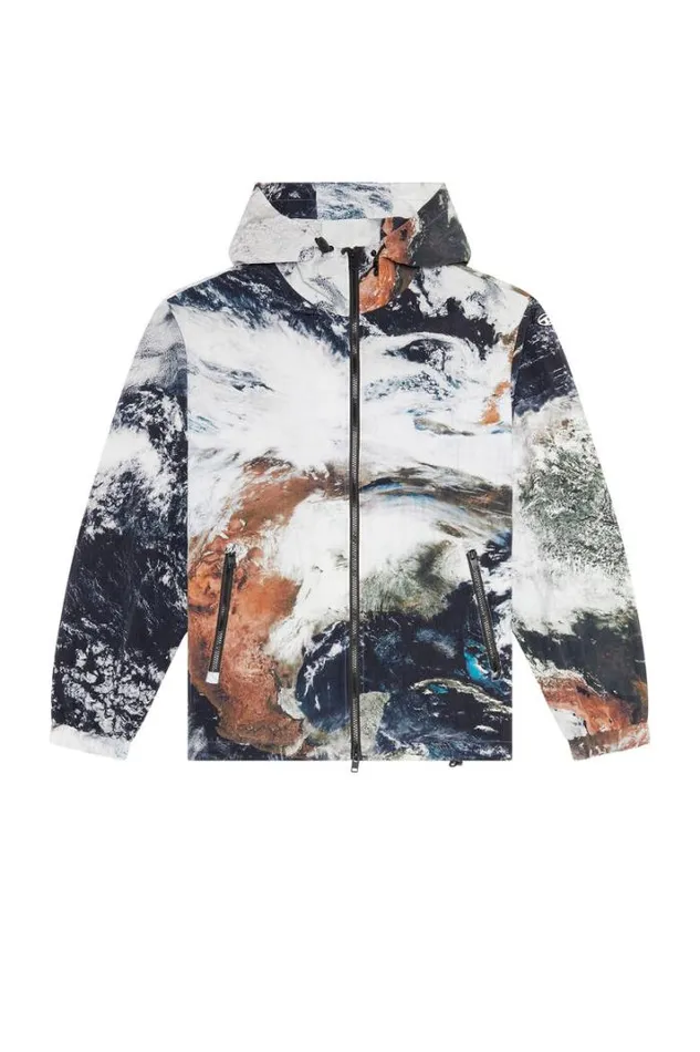 Men JWarrettPrint Blackwhite Diesel Outerwear And Jackets Men JWarrettPrint Blackwhite Diesel Outerwear And Jackets