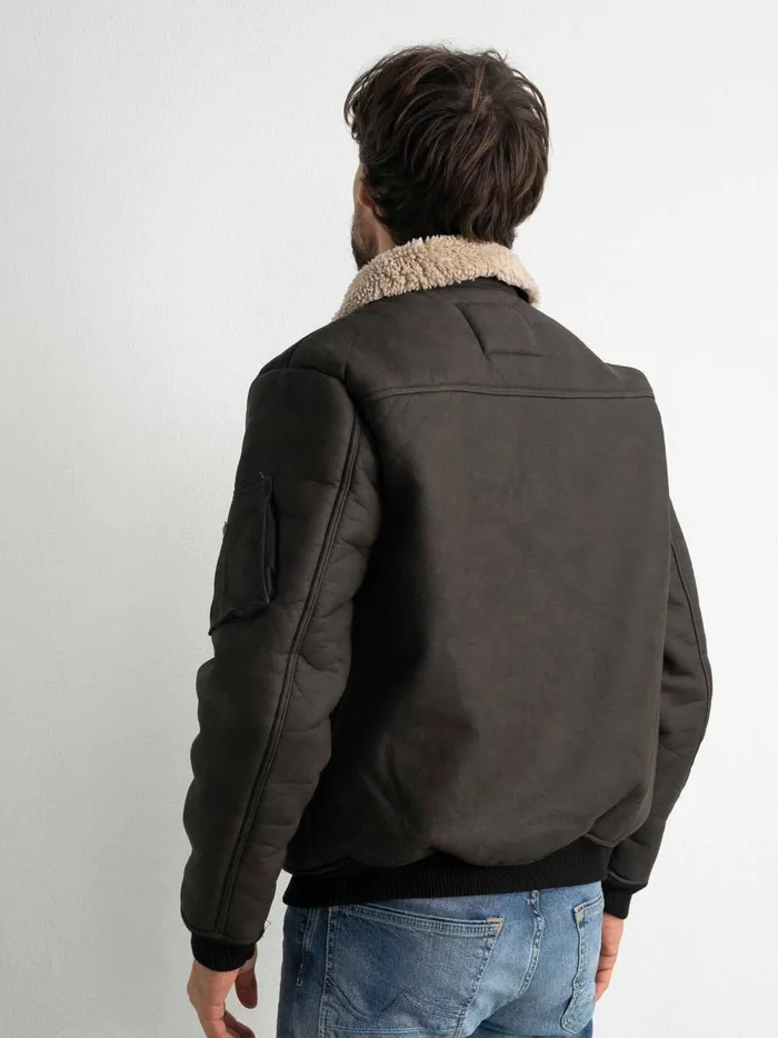 Men Jackets Petrol Industries Bomber Jacket Desert Palm