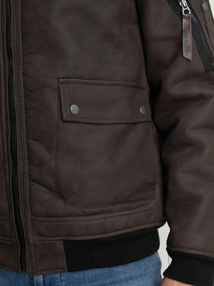 Men Jackets Petrol Industries Bomber Jacket Desert Palm
