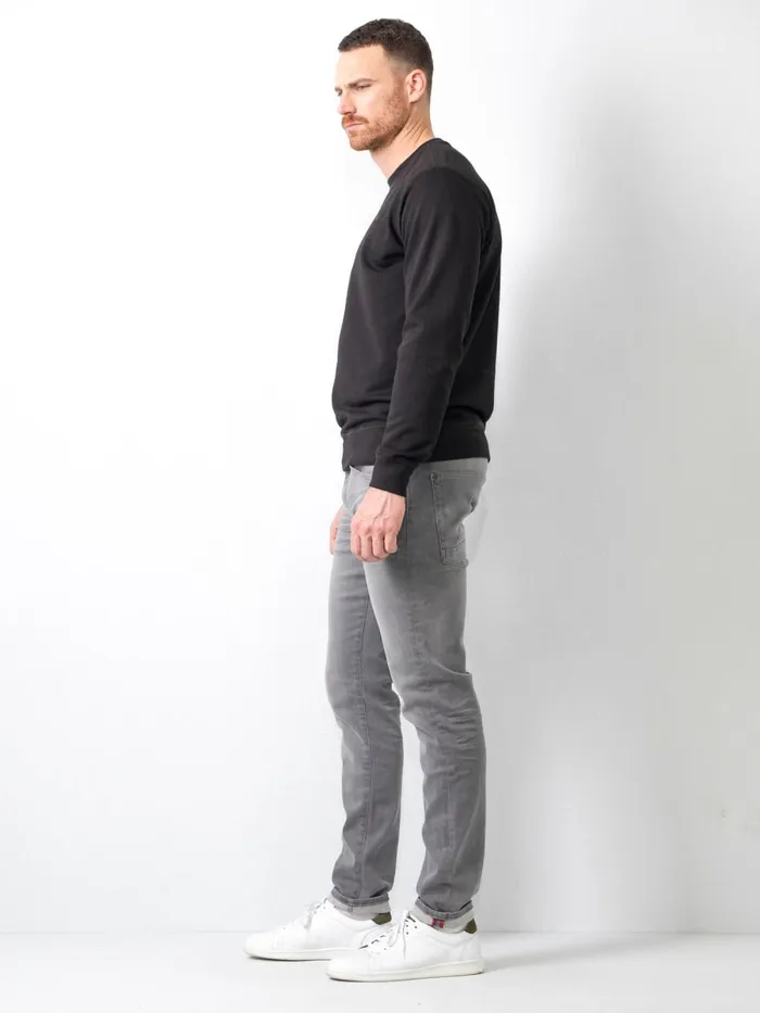 Men Jeans Petrol Industries Seaham Classic Slim Fit Grey