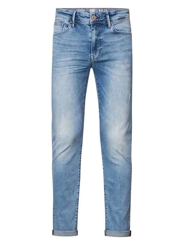 Men Jeans Petrol Industries Seaham SlimFit Jeans Light Indigo