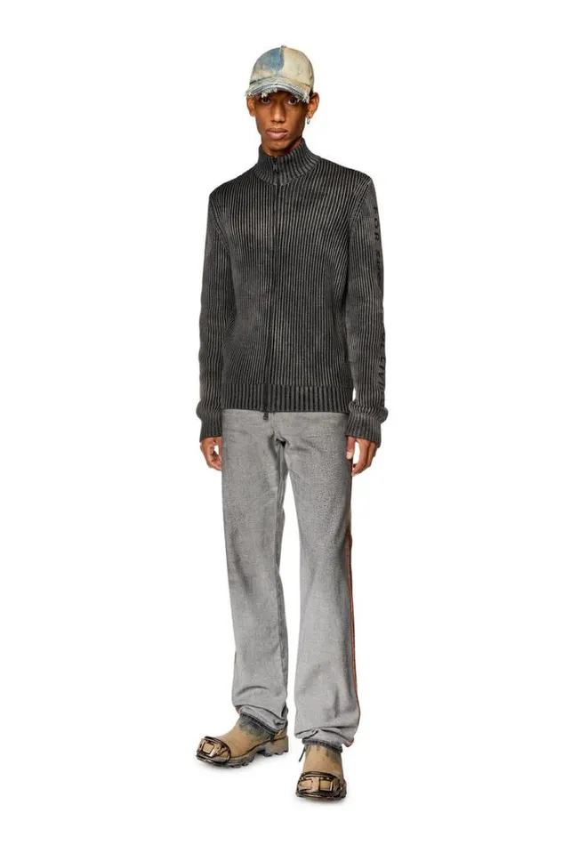 Men KAloni Black Diesel Knitwear
