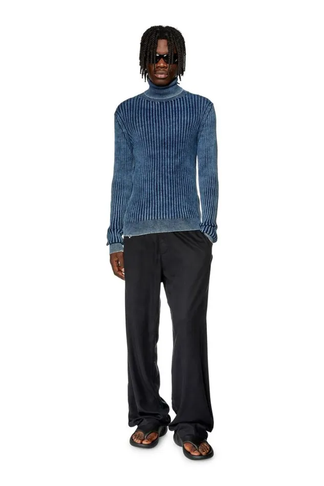 Men KElasa Blue Diesel Knitwear