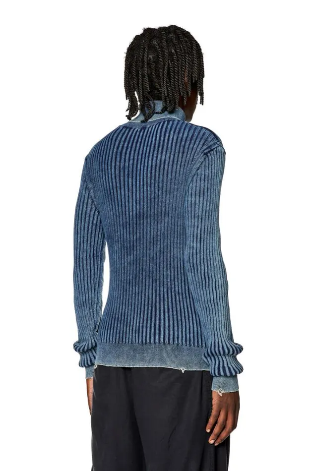 Men KElasa Blue Diesel Knitwear Men KElasa Blue Diesel Knitwear