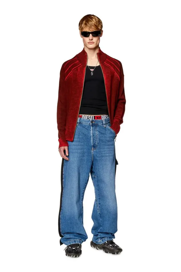 Men KIrini Red Diesel Knitwear