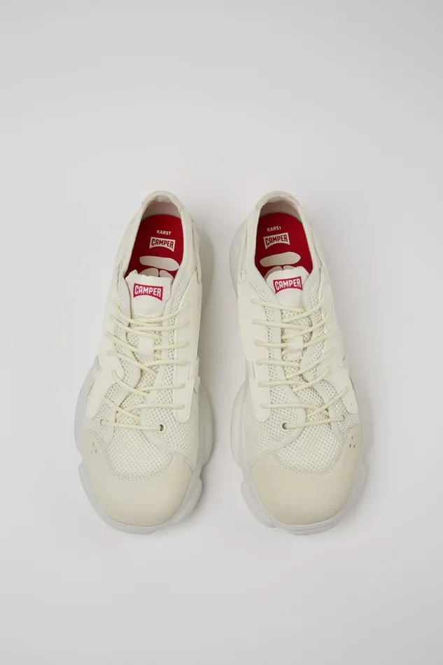 Men Karst Sorona White Textile Sneaker Camper Sneakers Men Karst Sorona White Textile Sneaker Camper Sneakers