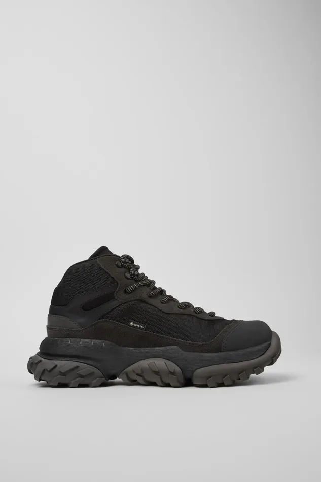 Men Karst Trek GORETEX Black And Gray Ankle Boots Camper Ankle Boots Men Karst Trek GORETEX Black And Gray Ankle Boots Camper Ankle Boots