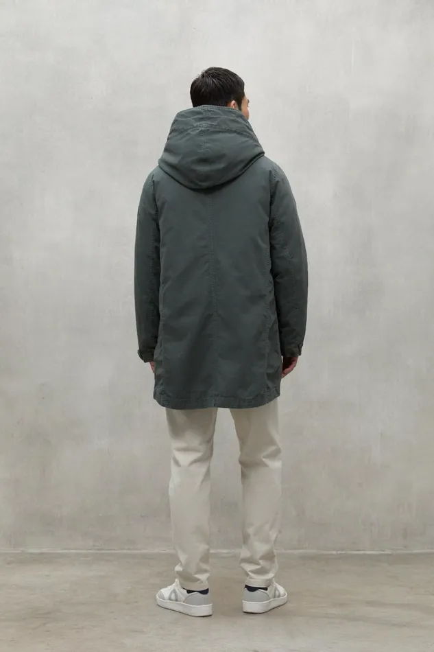 Men Khaki Merapi Coat Ecoalf Coats And Jackets