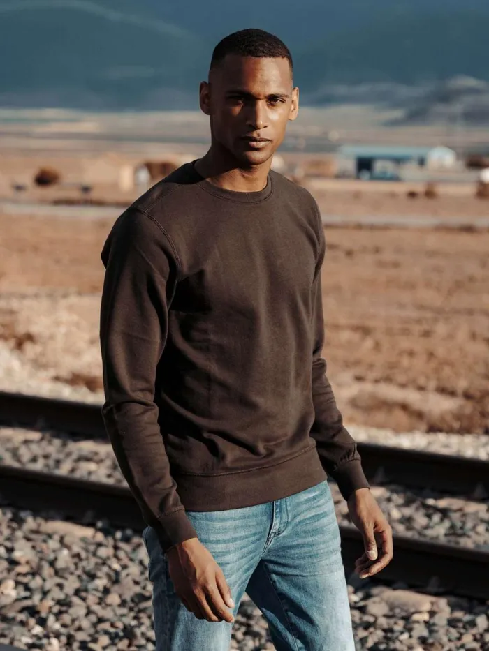 Men Knits and Sweats Petrol Industries Essential Crewneck Sweat Forest