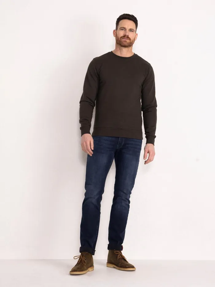Men Knits and Sweats Petrol Industries Essential Crewneck Sweat Forest