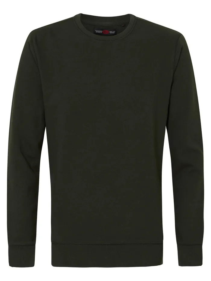 Men Knits and Sweats Petrol Industries Essential Crewneck Sweat Forest