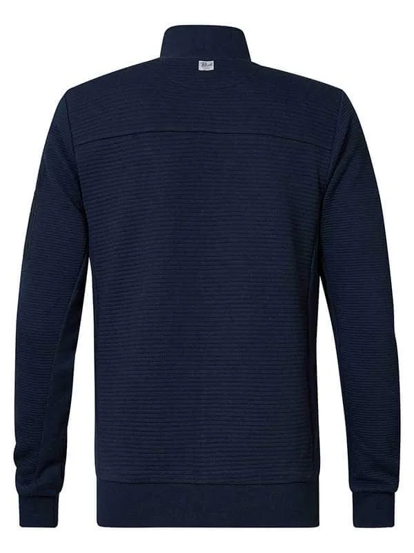 Men Knits and Sweats Petrol Industries Sporty Cardigan Midnight Navy