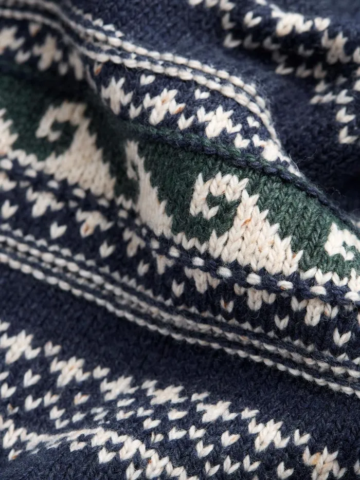 Men Knitwear Fat Face Navy Wave Knitted Jumper Men Knitwear Fat Face Navy Wave Knitted Jumper