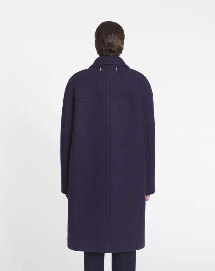 Men Lanvin Coats and Jackets Oversized Doublebreasted Coat Japanese Ink Men Lanvin Coats and Jackets Oversized Doublebreasted Coat Japanese Ink