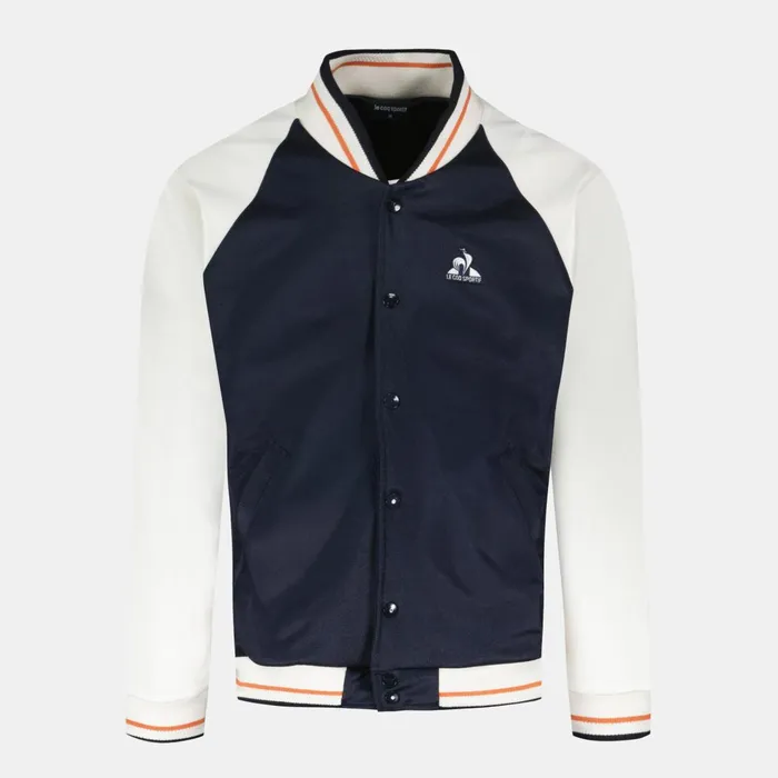 Men Le Coq Sportif Jackets Hritage Bomber Homme Sky Captainmarshmallow