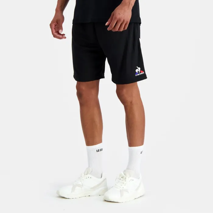 Men Le Coq Sportif Shorts Training Shorts Black