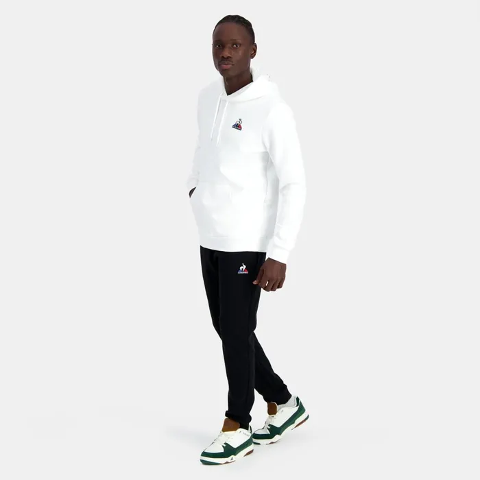 Men Le Coq Sportif Sweatshirts Essentiels Hoodie New Optical White