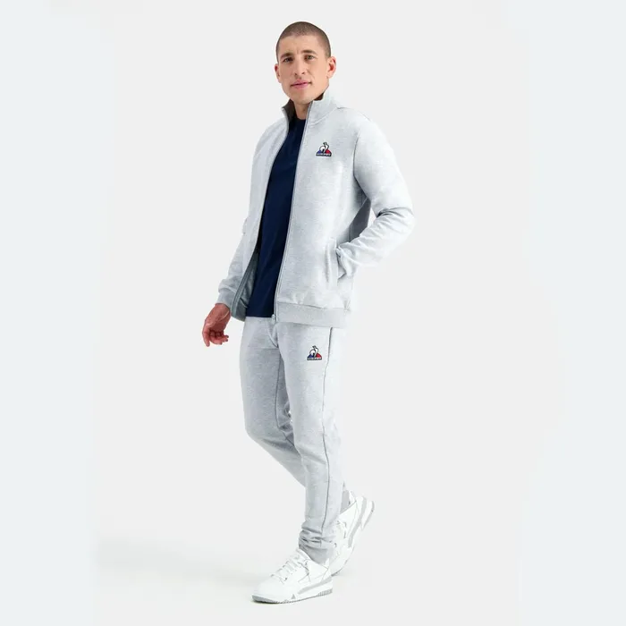 Men Le Coq Sportif Sweatshirts Essentiels ZipUp Sweatshirtshirt Gris Chin Clair Men Le Coq Sportif Sweatshirts Essentiels ZipUp Sweatshirtshirt Gris Chin Clair