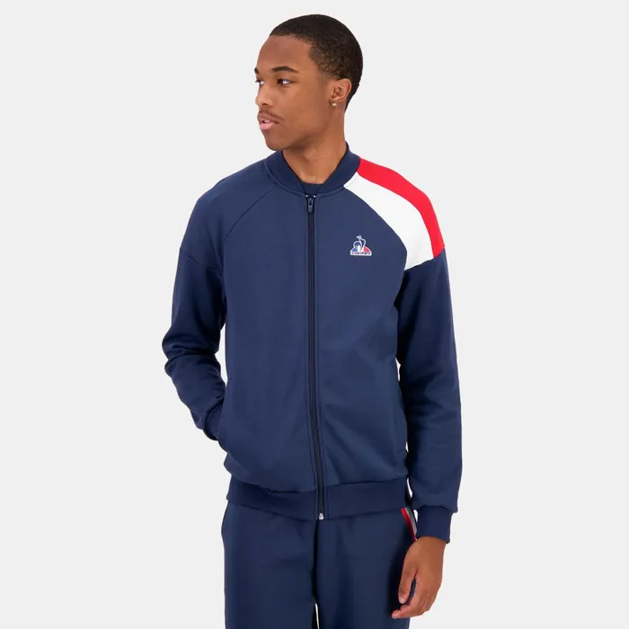 Men Le Coq Sportif Sweatshirts Tricolore Sweat Zipp Homme