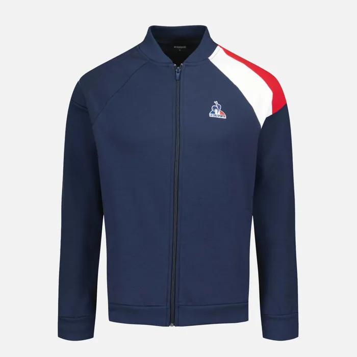 Men Le Coq Sportif Sweatshirts Tricolore Sweat Zipp Homme