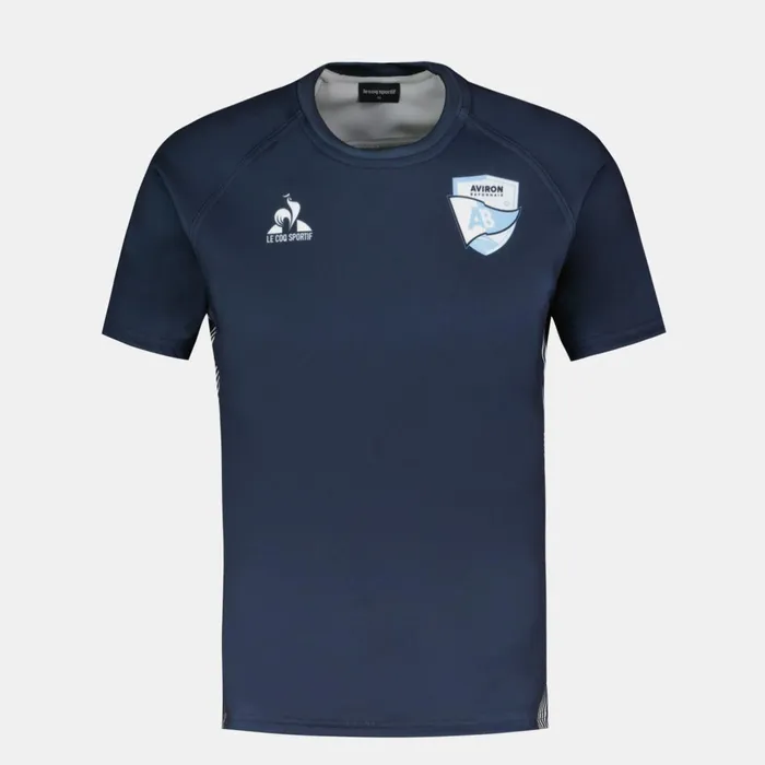 Men Le Coq Sportif Tshirts And Tops Aviron Bayonnais 8211 Training Outfit TShirt