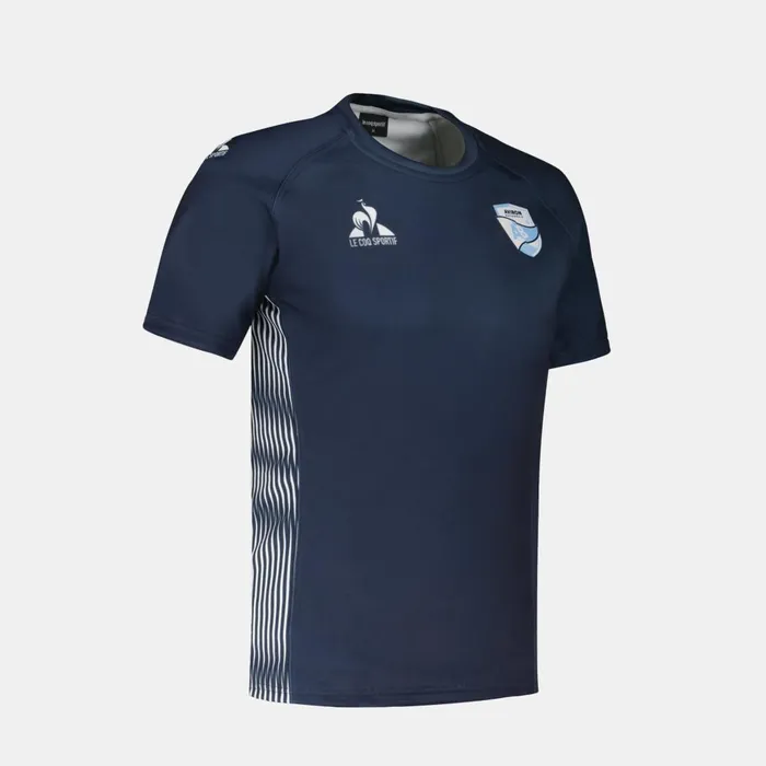 Men Le Coq Sportif Tshirts And Tops Aviron Bayonnais 8211 Training Outfit TShirt