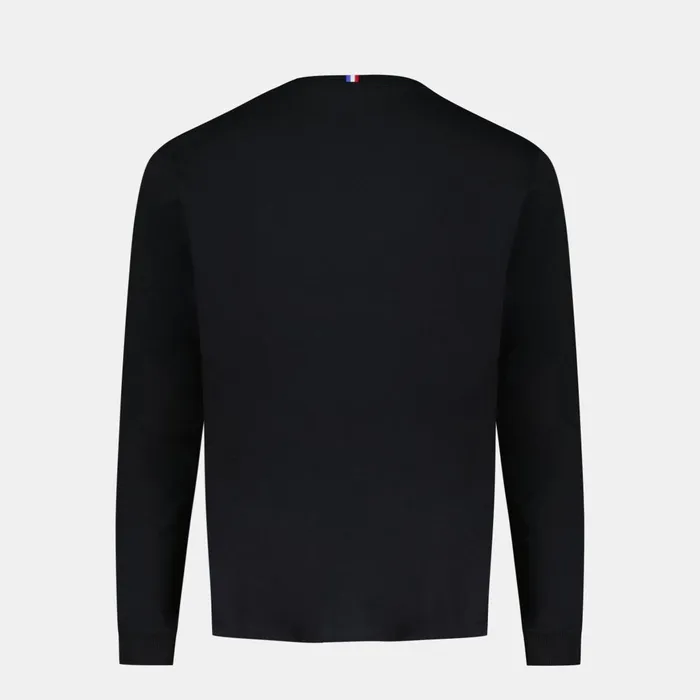 Men Le Coq Sportif Tshirts And Tops Ton Sur Ton LongSleeve TShirt Black
