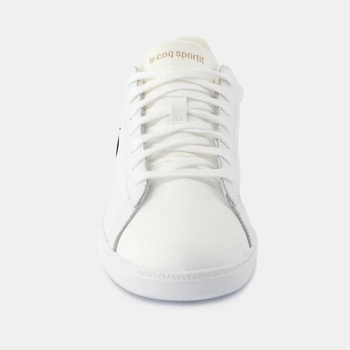 Men Le Coq Sportif Trainers And Sneakers Shoes COURTSET2 Optical Whitetan