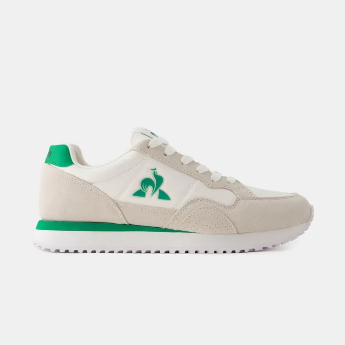 Men Le Coq Sportif Trainers And Sneakers Shoes JET STAR2 Optical Whitejolly Green Men Le Coq Sportif Trainers And Sneakers Shoes JET STAR2 Optical Whitejolly Green