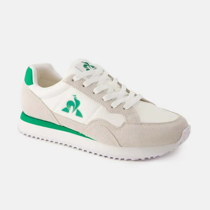 Men Le Coq Sportif Trainers And Sneakers Shoes JET STAR2 Optical Whitejolly Green Men Le Coq Sportif Trainers And Sneakers Shoes JET STAR2 Optical Whitejolly Green