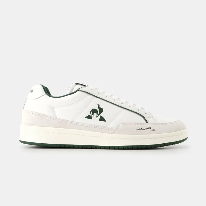 Men Le Coq Sportif Trainers And Sneakers Shoes NOAH2 RIPSTOP Optical White Trekking Green Men Le Coq Sportif Trainers And Sneakers Shoes NOAH2 RIPSTOP Optical White Trekking Green