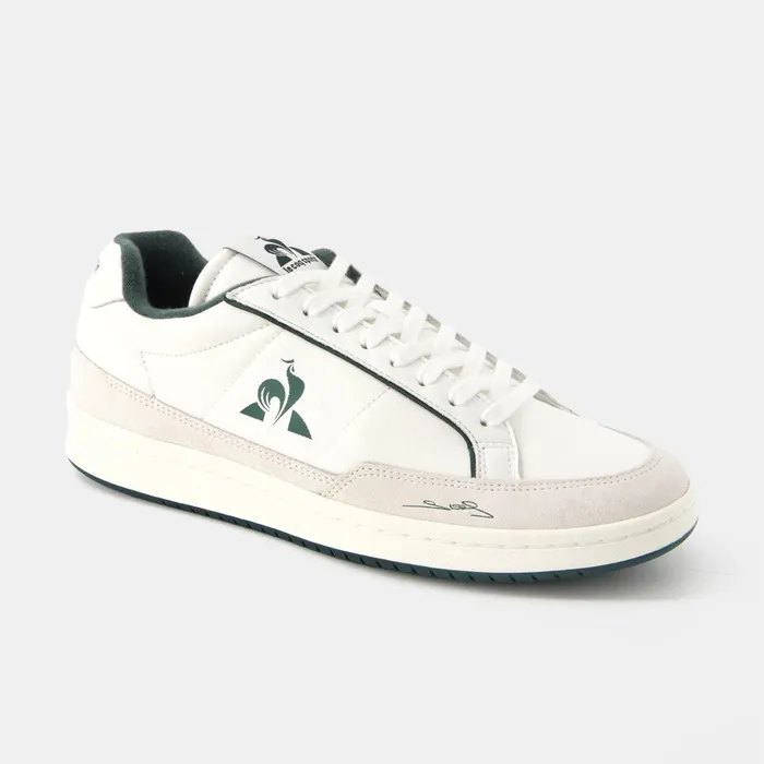 Men Le Coq Sportif Trainers And Sneakers Shoes NOAH2 RIPSTOP Optical White Trekking Green Men Le Coq Sportif Trainers And Sneakers Shoes NOAH2 RIPSTOP Optical White Trekking Green