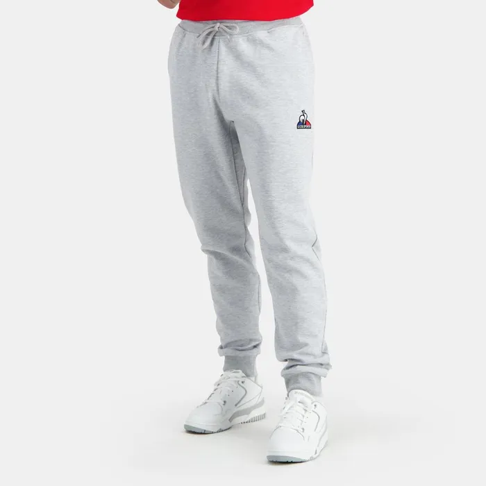 Men Le Coq Sportif Trousers And Joggers Essentiels Trousers Regular Gris Chin Clair Men Le Coq Sportif Trousers And Joggers Essentiels Trousers Regular Gris Chin Clair