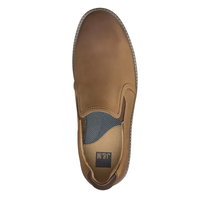 Men Mcguffey SlipOn Light Tan Oiled Full Grain Leather JohnstonandMurphy SlipOns and Loafers Men Mcguffey SlipOn Light Tan Oiled Full Grain Leather JohnstonandMurphy SlipOns and Loafers